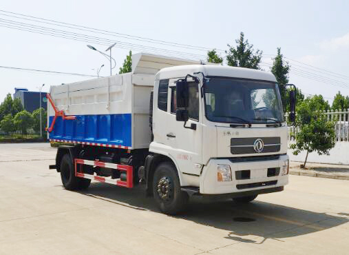 國六東風天錦翼展自卸垃圾車